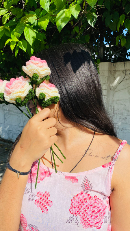 Handmade Shaded Pink Rose's 💖